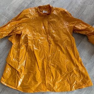 Vintage Raincoat Mustard Yellow